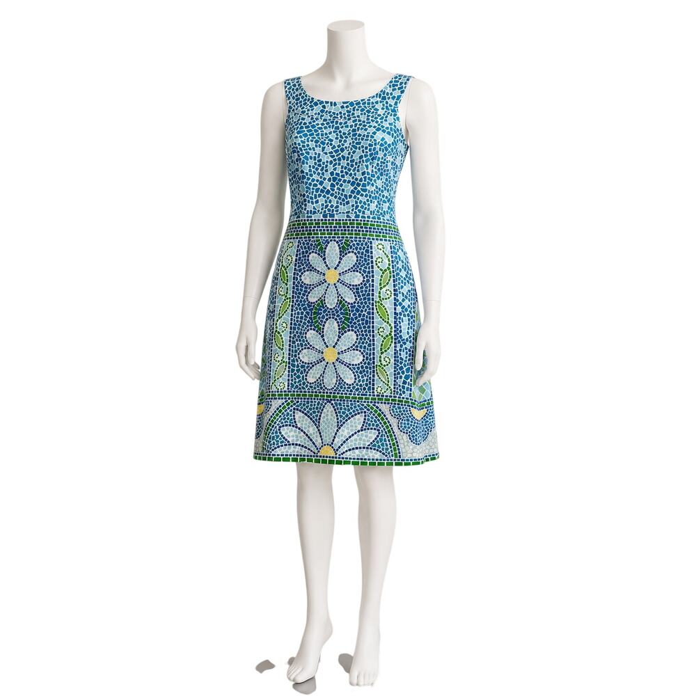 Lilly Pulitzer Mosaic floral shift dress